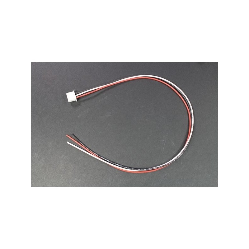 Balancer-Stecker JST-XH weiblich für 2S-Batterie, 0,25 mm² 30 cm Silikon Muldental