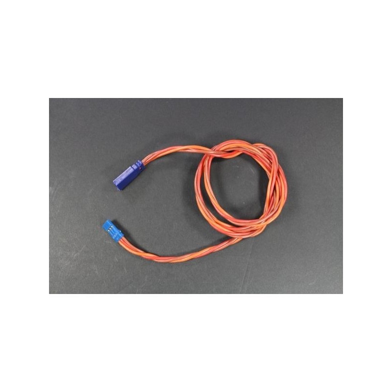 Prolunga servo 75cm JR 0,50mm² ritorta in silicone Muldental