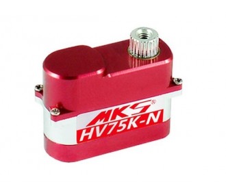 Servo alu digital métal HV75K-N 9mm Mks