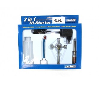 Starter kit termico (batteria/caricabatterie/chiavi 5,5/7/8/10) Prolux