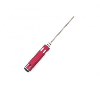 Tournevis 6 pans renforcé 3.0mm (10,4cm rouge) Prolux