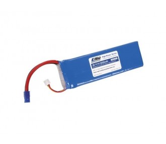 Batería E-flite lipo 3S 11.1V 3200mAh 20C con conector EC3