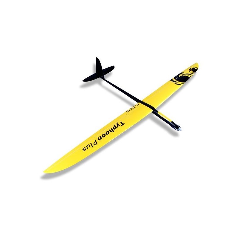 E-Typhoon PLUS tout fibre env.2.90m jaune/noir & blanc RCRCM