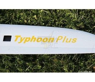 E-Typhoon PLUS tout fibre env.2.90m jaune/noir & blanc RCRCM