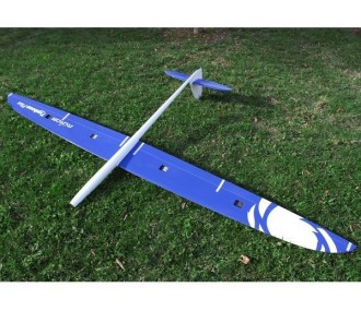 E-Typhoon PLUS toda fibra aprox.2,90m blanco y azul RCRCM