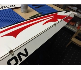 Cyclon Full Carbon approx.2.00m white/red & black RCRCM