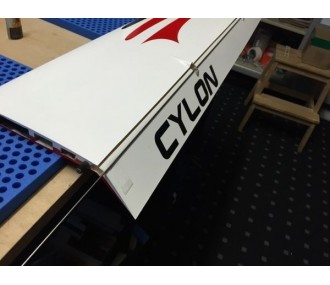 Cyclon Full Carbon approx.2.00m white/red & black RCRCM