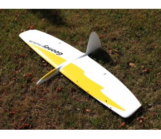 Gooney Flying Wing blanco y amarillo aprox.1.50m RCRCM