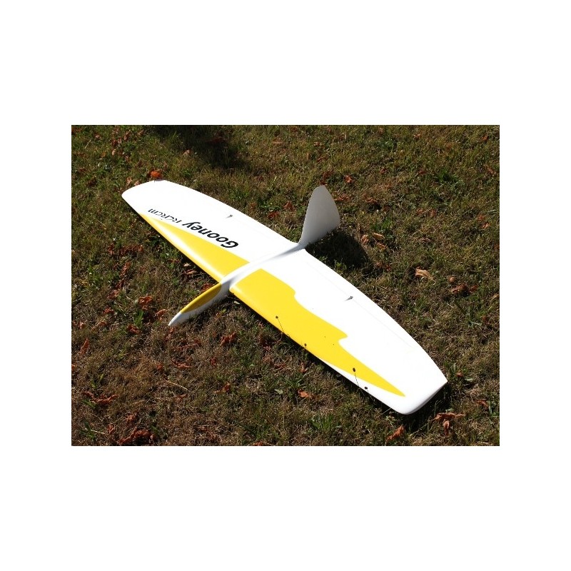 Gooney Flying Wing blanco y amarillo aprox.1.50m RCRCM