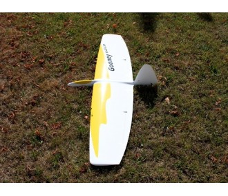 Gooney Flying Wing blanco y amarillo aprox.1.50m RCRCM