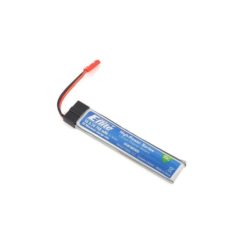 Akku E-flite lipo 1S 3,7V 750mAh 25C EFLB7501S25