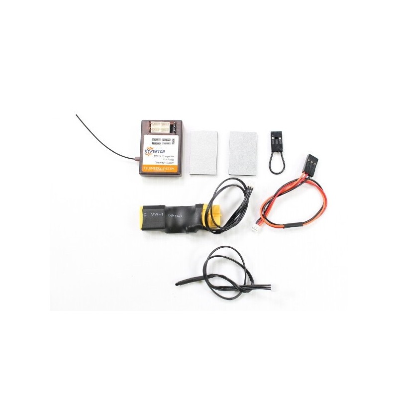 Telemetrie-Set für Hyperion-Empfänger (Spannung, Strom, Umdrehungen pro Minute, Temperatur, Höhe) - XT60-Stecker