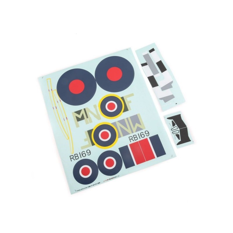 Spitfire Mk XIV 1.2M - Plaque de décoration E-Flite - EFL8606