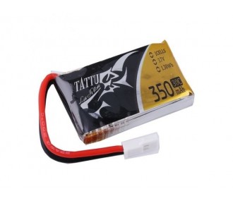 Battery Tattu lipo 1S 3,7V 350mAh 30C Molex socket
