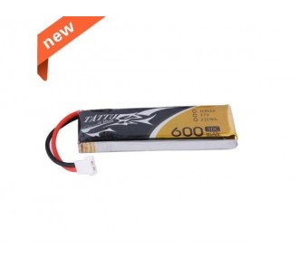 Battery Tattu lipo 1S 3,7V 600mAh 30C Molex socket