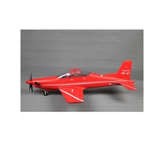 Aeromobile FMS PC-21 rosso PNP circa 1,10m