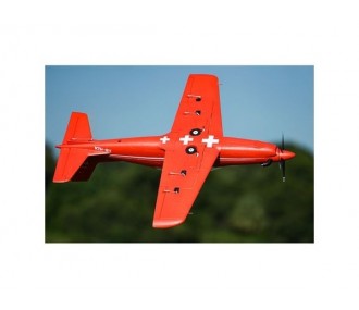 Aeromobile FMS PC-21 rosso PNP circa 1,10m