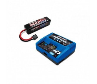 Caricabatterie Traxxas EZ-Peak Live 100W + Lipo 4s 5000mha iD 2996G