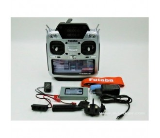 Radio Futaba T32MZ + R7014SB 2.4GHZ 18 voies avec grande valise