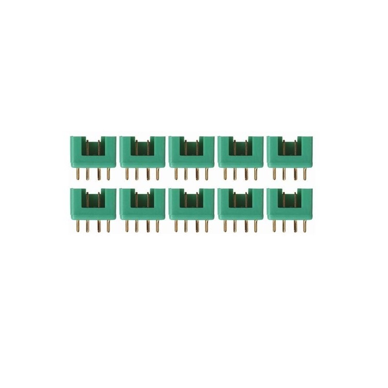 Connettore MPX 6 pin maschio (x10) - Amass