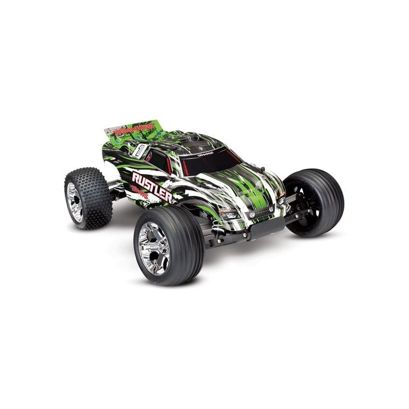 Traxxas Rustler XL-5 2WD Radio TQ & ID Green RTR 37054-1