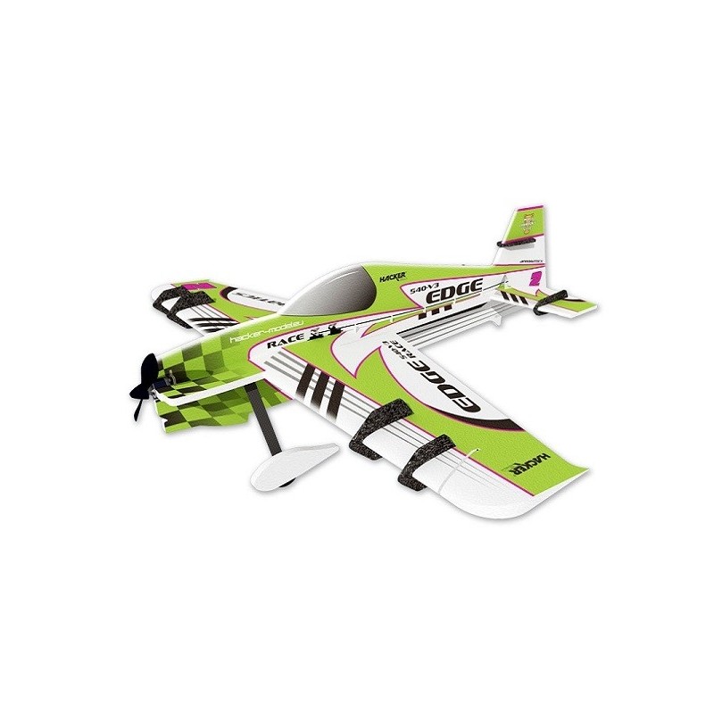 Avion Hacker model Edge 540 V3 vert ARF env.1.00m