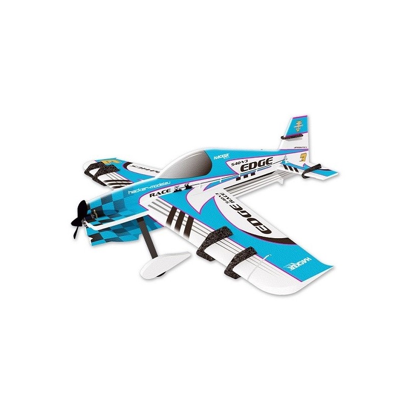 Aeroplano Hacker modello Edge 540 V3 blu ARF circa 1,00m