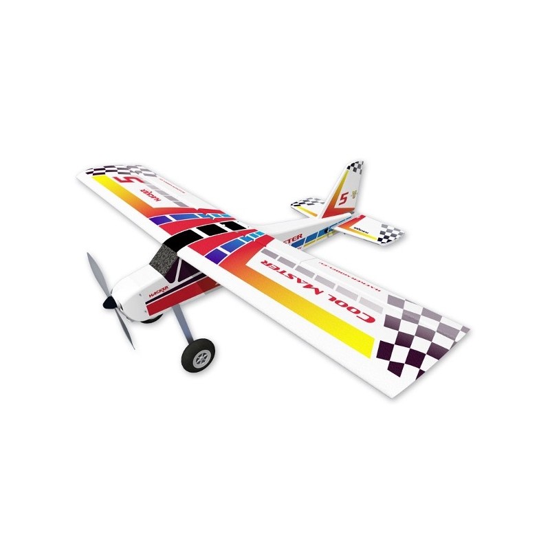 Avion Hacker model Cool Master Jaune KIT assemblé env.1.65m