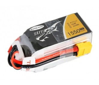 Akku Tattu lipo Racing Series 4S 14.8V 1550mAh 75C Steckdose xt60