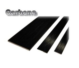 Flat carbon 3 x 1 mm x 1000mm