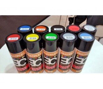 Pintura en aerosol Multiplex Elapor Color rojo neón 400ml