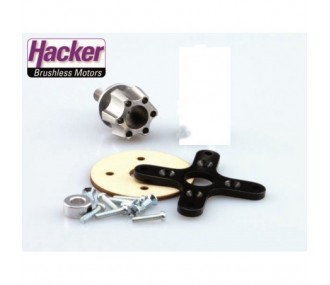 Hacker A30-V4 motor support + propeller holder on the rotor side