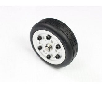 Jet wheel with 65mm aluminum hub and 4mm axle