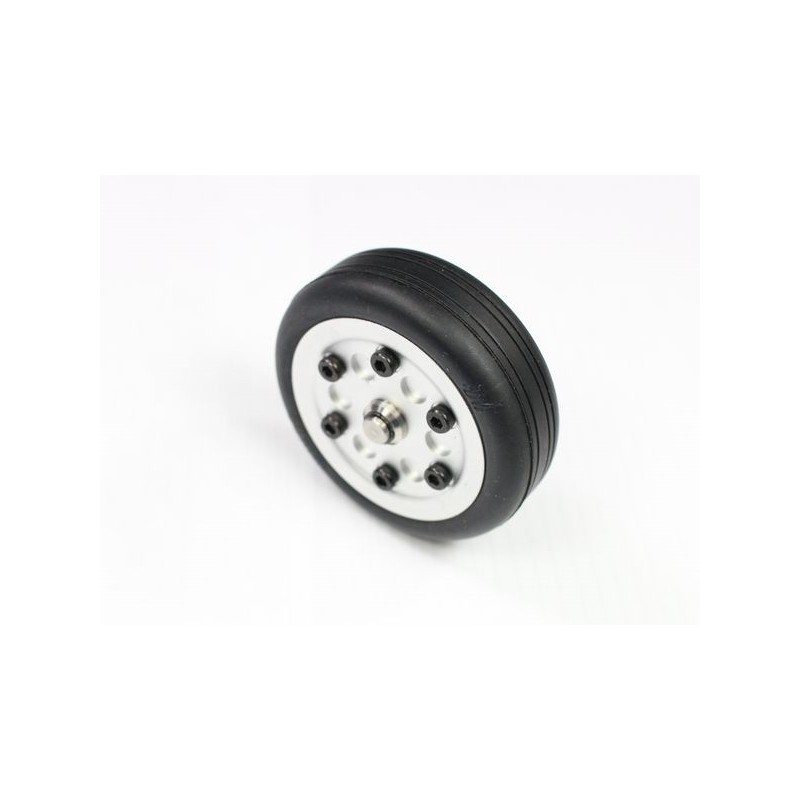 Jet wheel with 50mm aluminum hub and 5mm axle