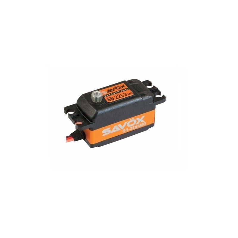 Digitales Low-Profile-Servo Savox SB-2263MG (48g, 10kg.cm, 0.076s/60°)