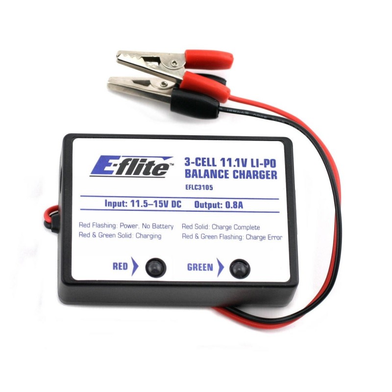 3-cell LiPo charger with balancer, 0.8A