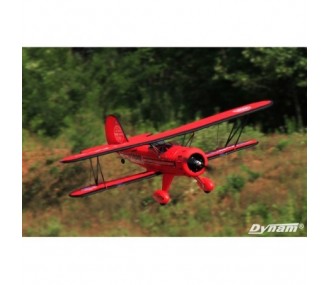 Velivolo Dynam Waco YMF-5D Red V2 PNP circa 1,27 m
