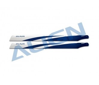 HD320FT - Carbon blades Blue 325mm (for 3D flight) - TREX-450 Align