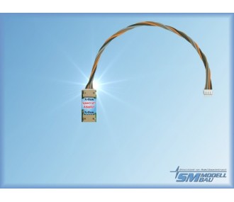 Telemetry adapter Unisens-E, Unilog 2 and GPS logger to Spektrum X-Bus SM Modellbau