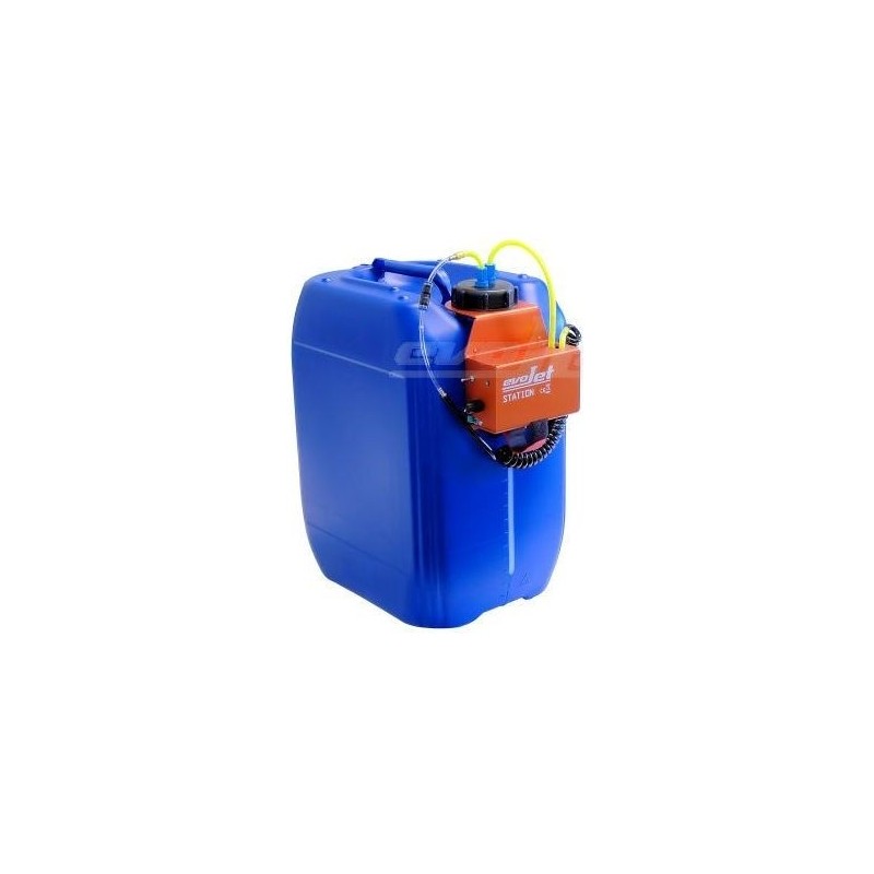 Station de remplissage bleue 20 l avec pompe et variateur