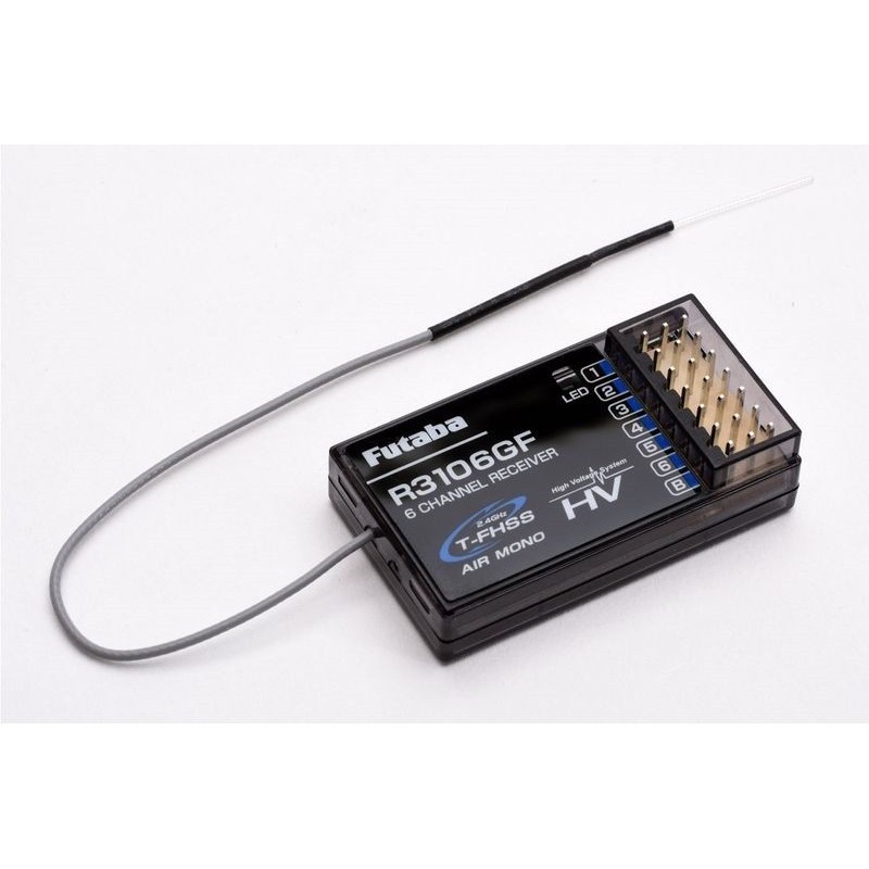 R3106GF 2.4GHZ Futaba 6 Channel T-FHSS Air Receiver (without telemetry)