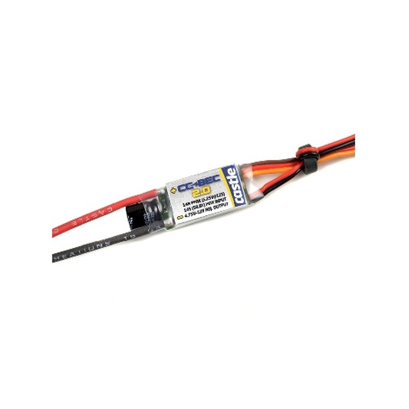 Switch Bec 2 14A - output 4.75/12V - input up to 14S max - Castle Creations