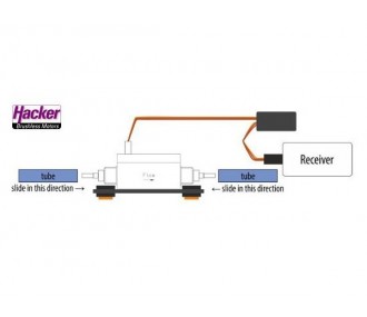 Capteur MFlow2 G800 moteur thermique Duplex 2.4EX Jeti