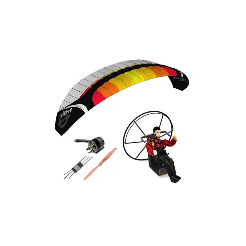 Pack ARTF Paramoteur Power2.7 - Backpack L - Lucas Opale Paramodels