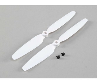 Hélices rectas (2pcs) 125 x 75mm con tornillos: X-VERT VTOL