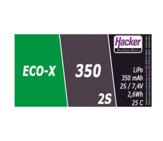 Batteria Hacker ECO-X 350-2S