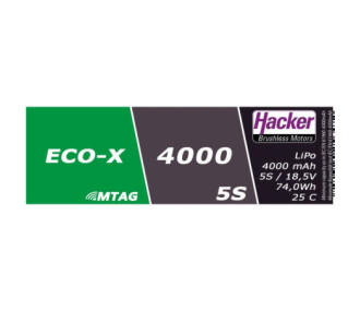 Batterie Hacker ECO-X 4000-5S MTAG