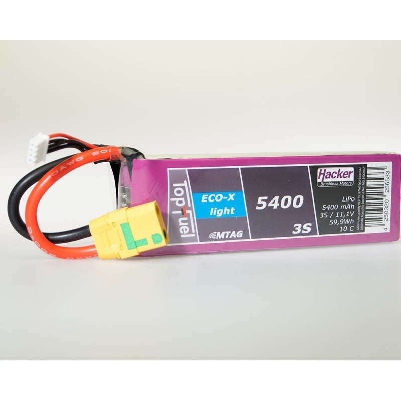 Batería Hacker ECO-X-Light 5400-3S MTAG