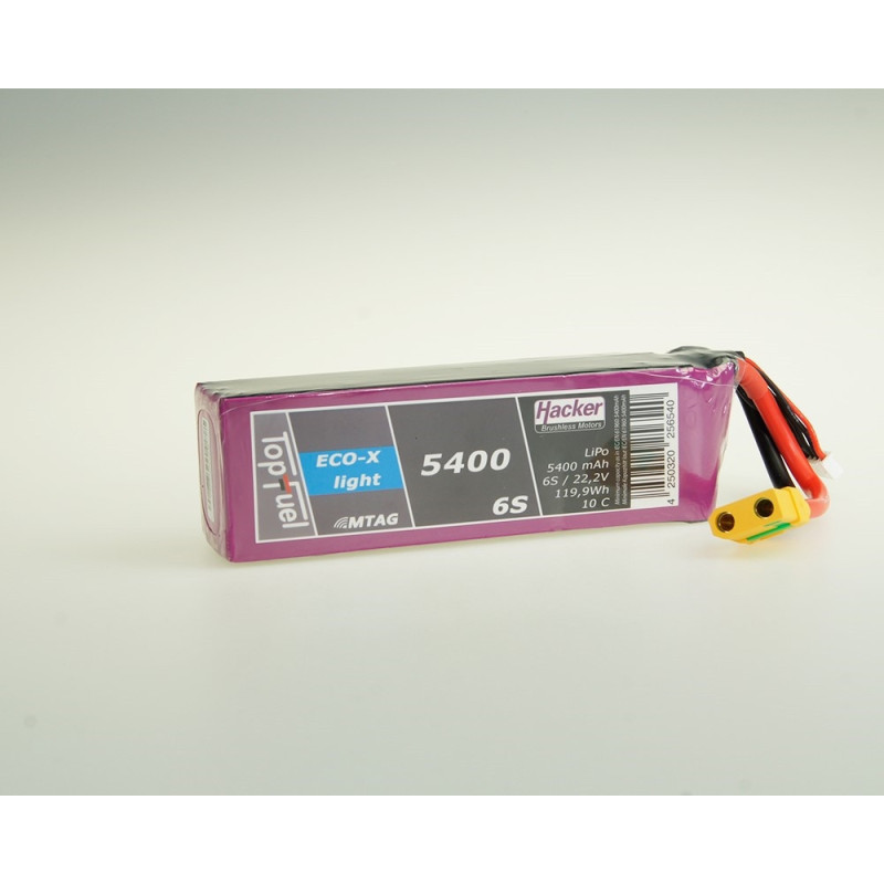 Batería Hacker ECO-X-Light 5400-6S MTAG