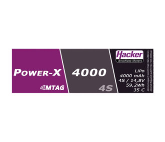 Batterie Hacker Power-X 4000-4S MTAG